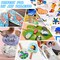 TBC The Best Crafts 24 Colors Dual Tip Acrylic Paint Markers,Waterproof, Non-Toxic, odorless, Suitable for Paper, Pottery, Stones, Backpacks, Glass